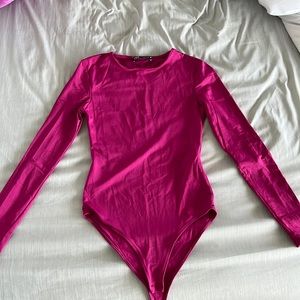 zara magenta bodysuit